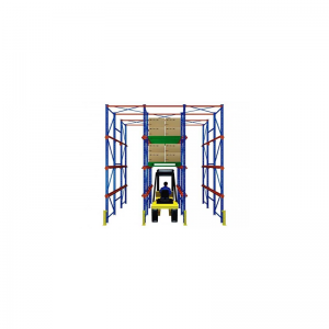 Conducir en estante de paletas